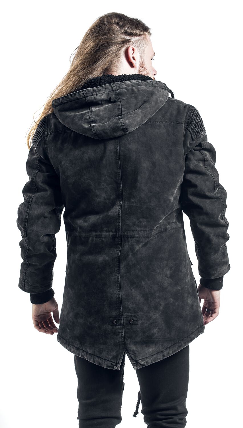 Camouflage Jacket with Embroidery, Rock Rebel by EMP Between-seasons Jacket